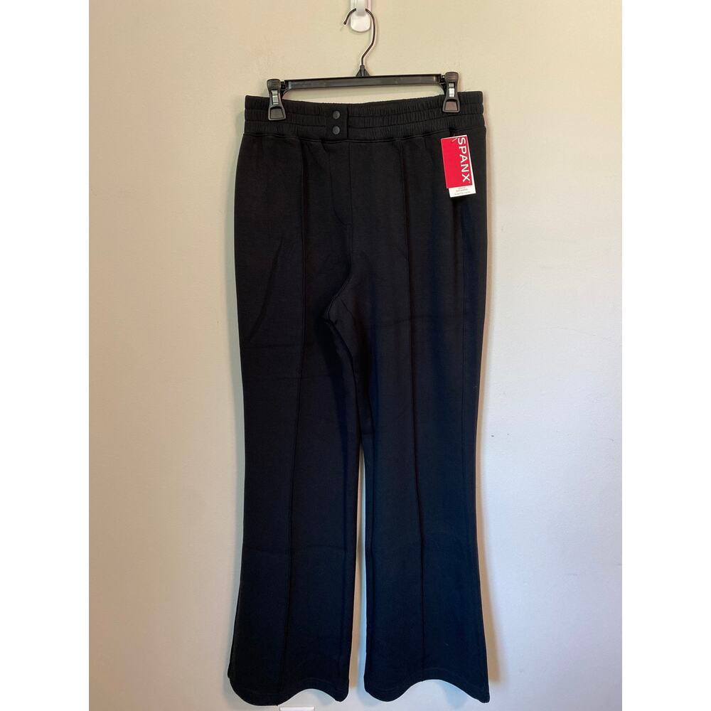 New SPANX AirEssentials Brushed Flare-Leg Pants, Black Size Medium - Picture 2 of 4